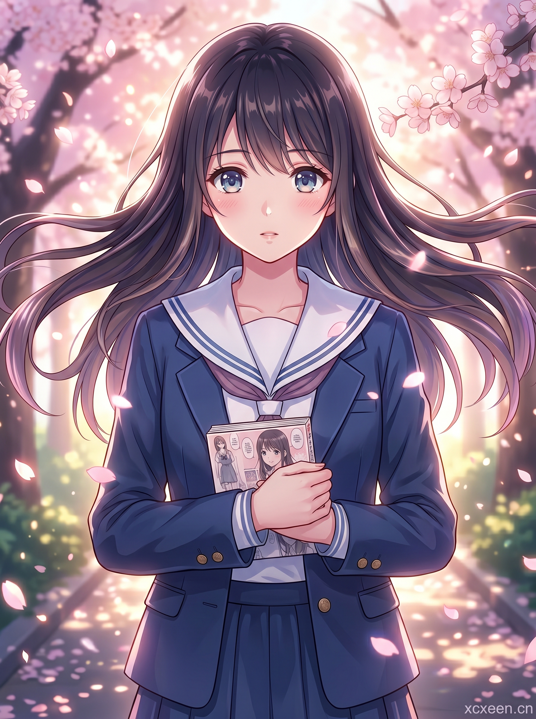 R星51精选漫画 校园日记·少女心事 原创二次元漫画封面