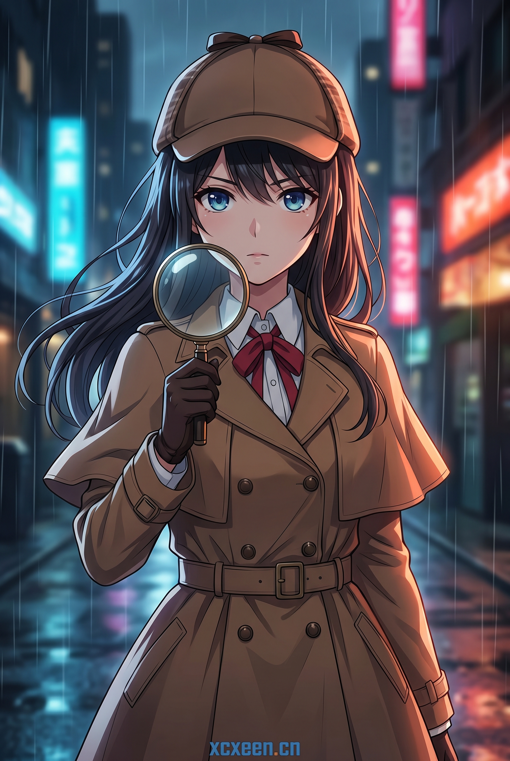 R星51精选漫画 雨夜侦探 原创二次元漫画封面